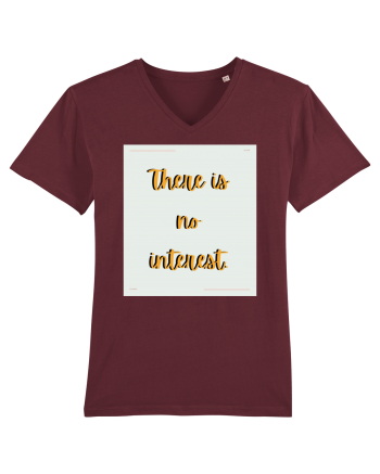 there is no interest6 Burgundy