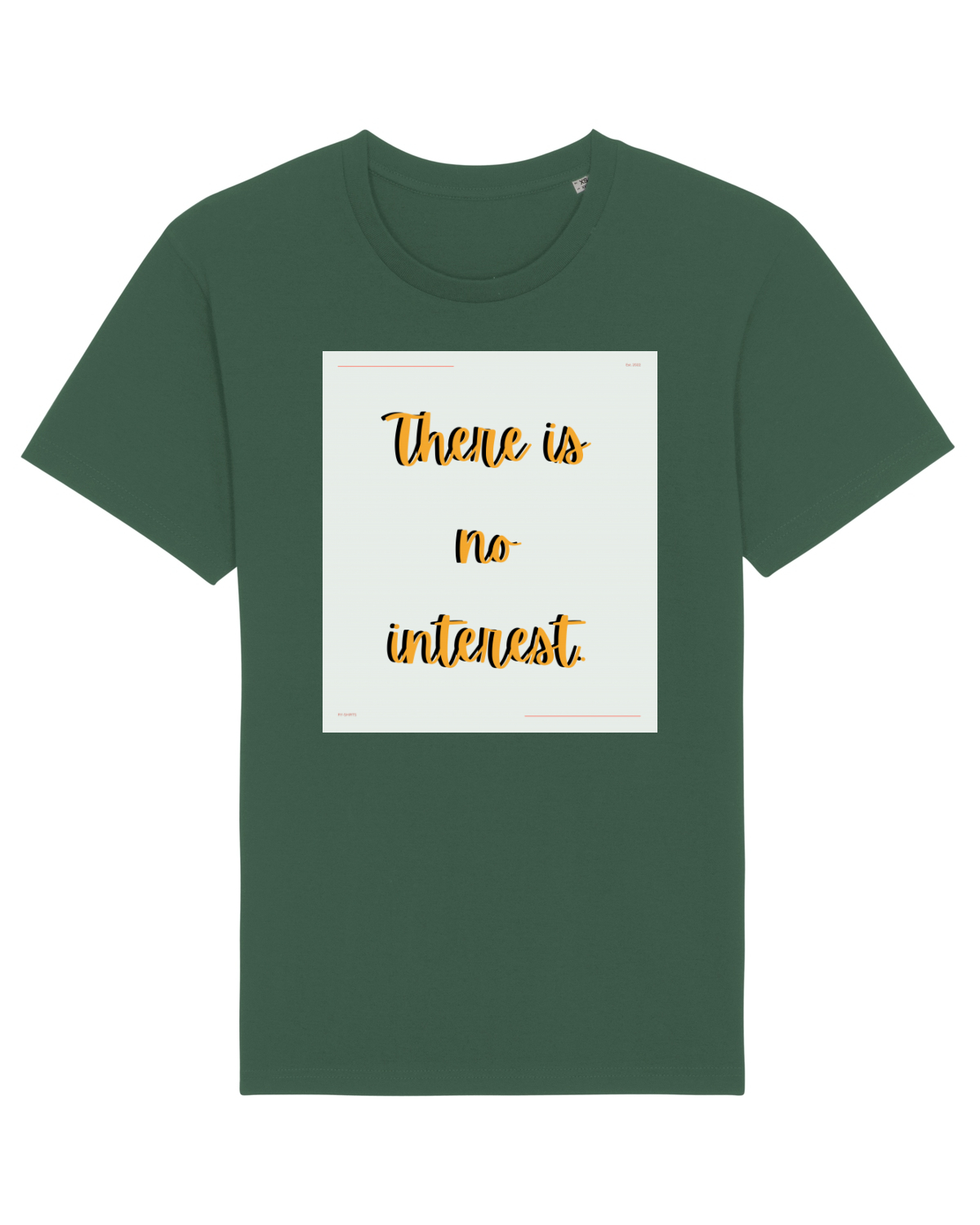 Tricou mânecă scurtă Unisex Rocker Bottle Green
