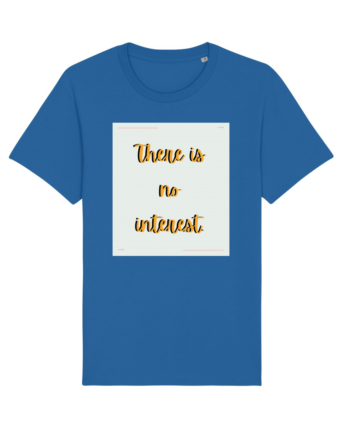 Tricou mânecă scurtă Unisex Rocker Royal Blue