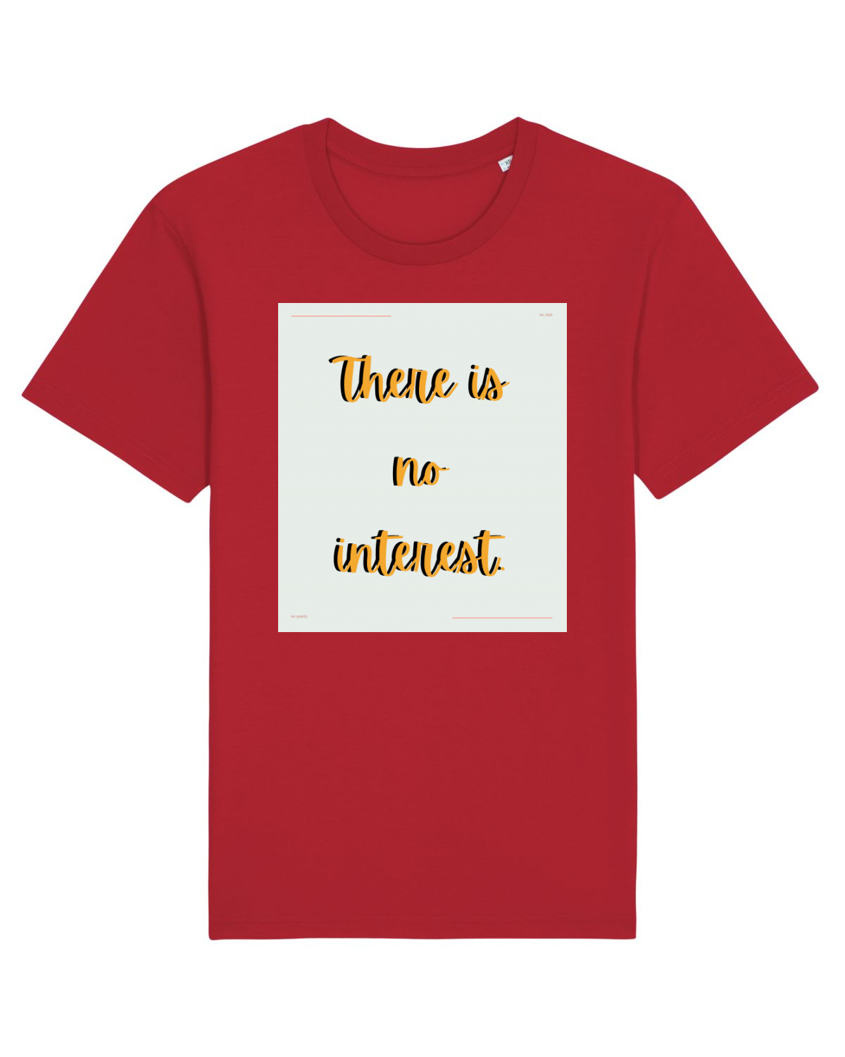 Tricou mânecă scurtă Unisex Rocker Red