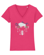 Buffalo Tricou mânecă scurtă guler V Damă Evoker