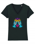 Petrecere Tricou mânecă scurtă guler V Damă Evoker