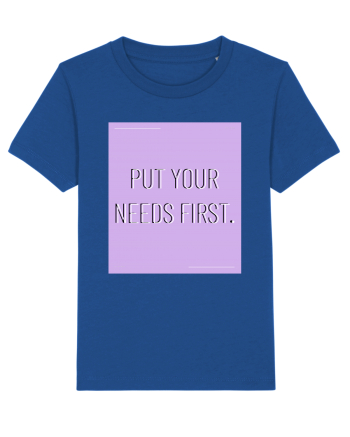 put your needs first7 Majorelle Blue