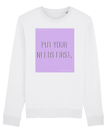 put your needs first7 White