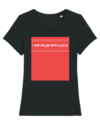 i am filled with love2 Black