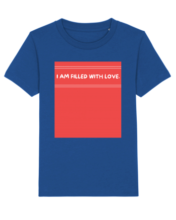 i am filled with love2 Majorelle Blue