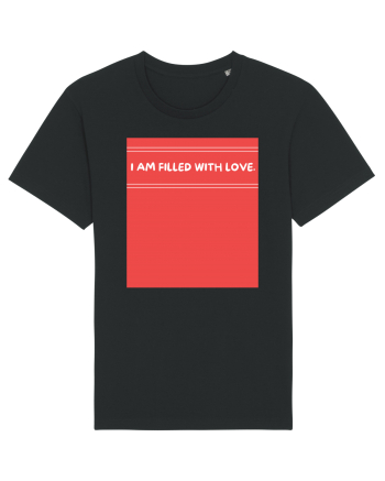 i am filled with love2 Black