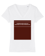i unwind and allow all emotions to pass through me2 Tricou mânecă scurtă guler V Damă Evoker