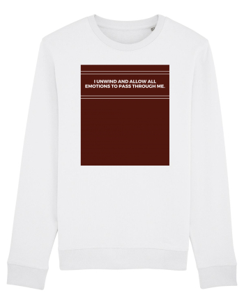 i unwind and allow all emotions to pass through me2 White