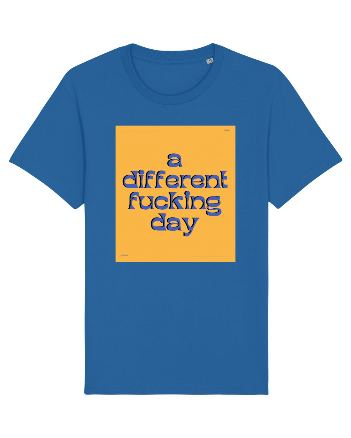 Tricou mânecă scurtă Unisex Rocker Royal Blue