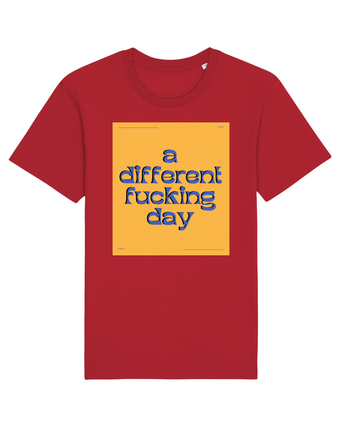 Tricou mânecă scurtă Unisex Rocker Red