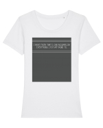 i have faith that i can accomplish everything i put my mind to Tricou mânecă scurtă guler larg fitted Damă Expresser
