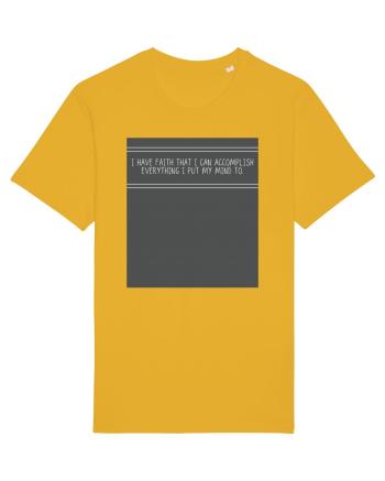 i have faith that i can accomplish everything i put my mind to Spectra Yellow