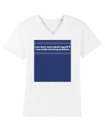 i can learn more about myself if i can understand my emotions2 Tricou mânecă scurtă guler V Bărbat Presenter