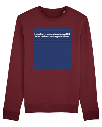 i can learn more about myself if i can understand my emotions2 Burgundy