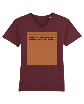 i make mistakes because i m human and that s okay2 Burgundy