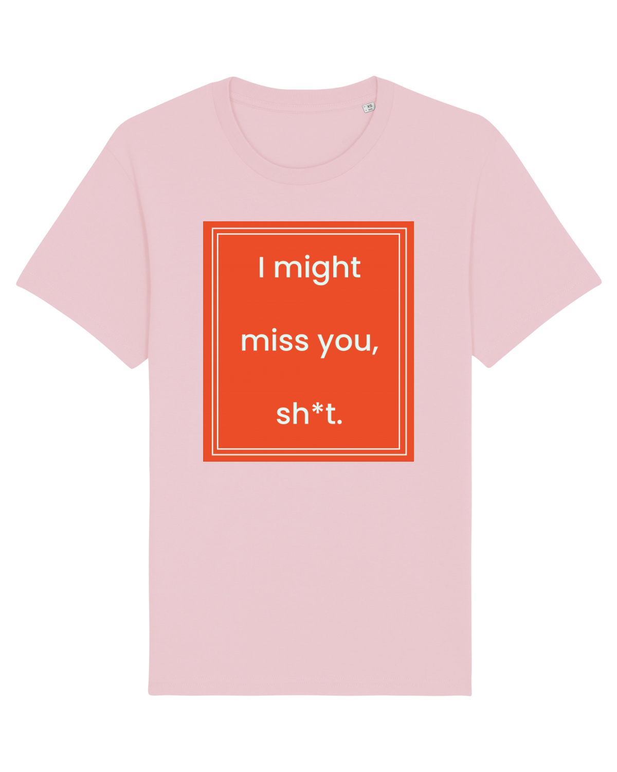 Tricou mânecă scurtă Unisex Rocker Cotton Pink