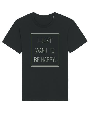 i just want to be happy7 Black