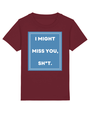 i just want to be happy8 Burgundy