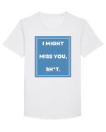 i just want to be happy8 Tricou mânecă scurtă guler larg Bărbat Skater