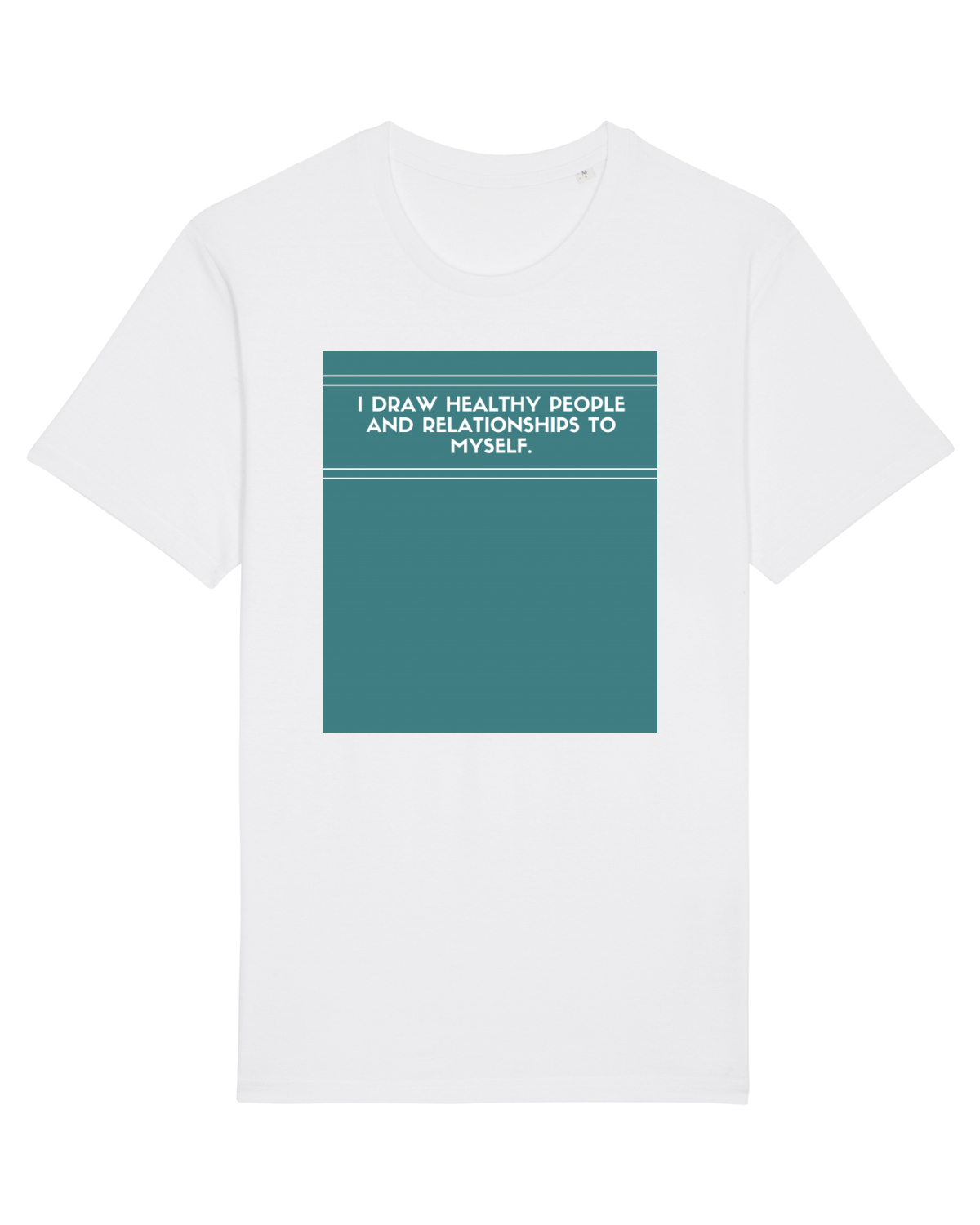 Tricou mânecă scurtă Unisex Rocker White