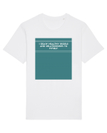 i draw healthy people and relationship to myself2 Tricou mânecă scurtă Unisex Rocker