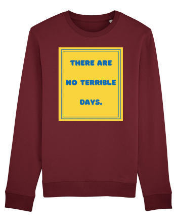 there are no terrible days8 Burgundy