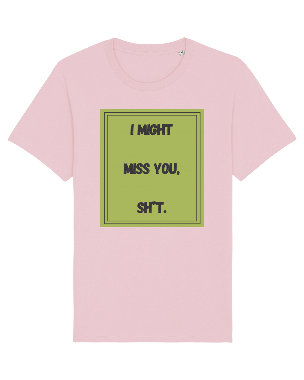 Tricou mânecă scurtă Unisex Rocker Cotton Pink
