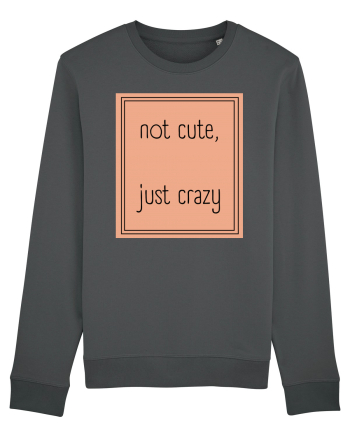 not cute just crazy7 Anthracite