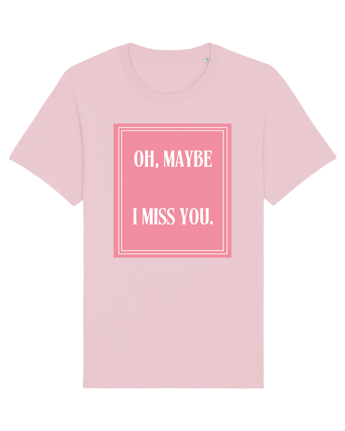 Tricou mânecă scurtă Unisex Rocker Cotton Pink