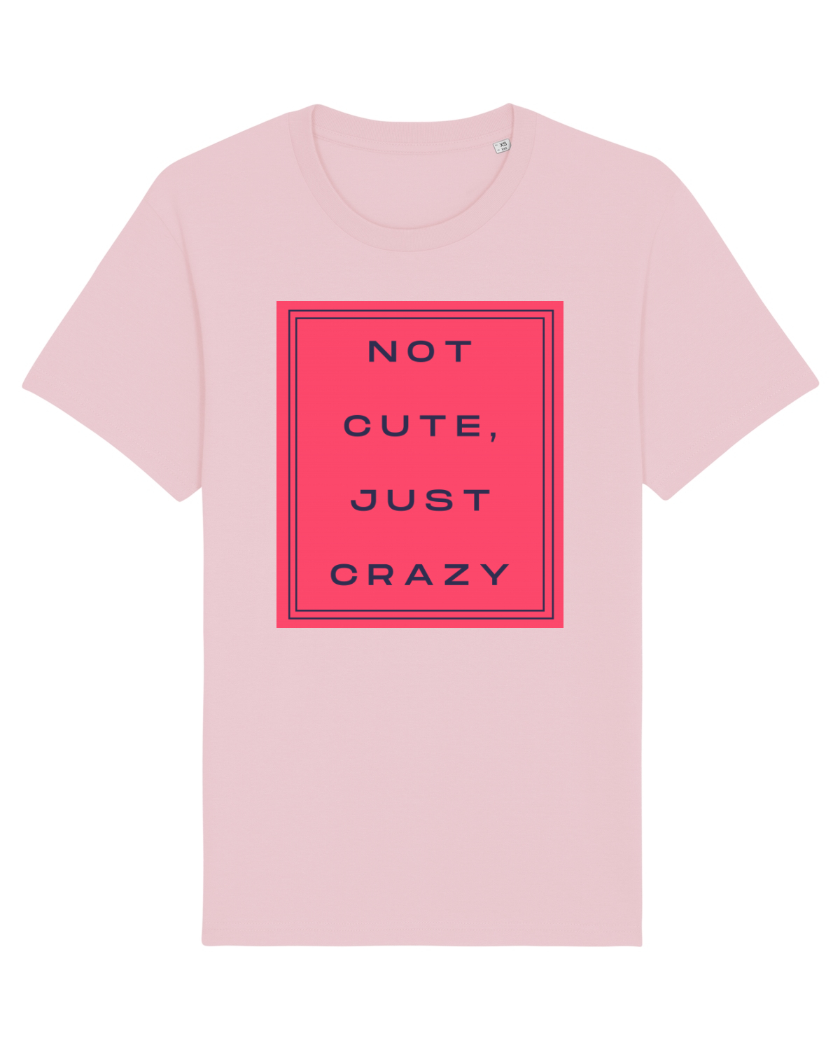 Tricou mânecă scurtă Unisex Rocker Cotton Pink