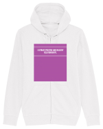 i attract positive and healthy relationships3 Hanorac cu fermoar Unisex Connector