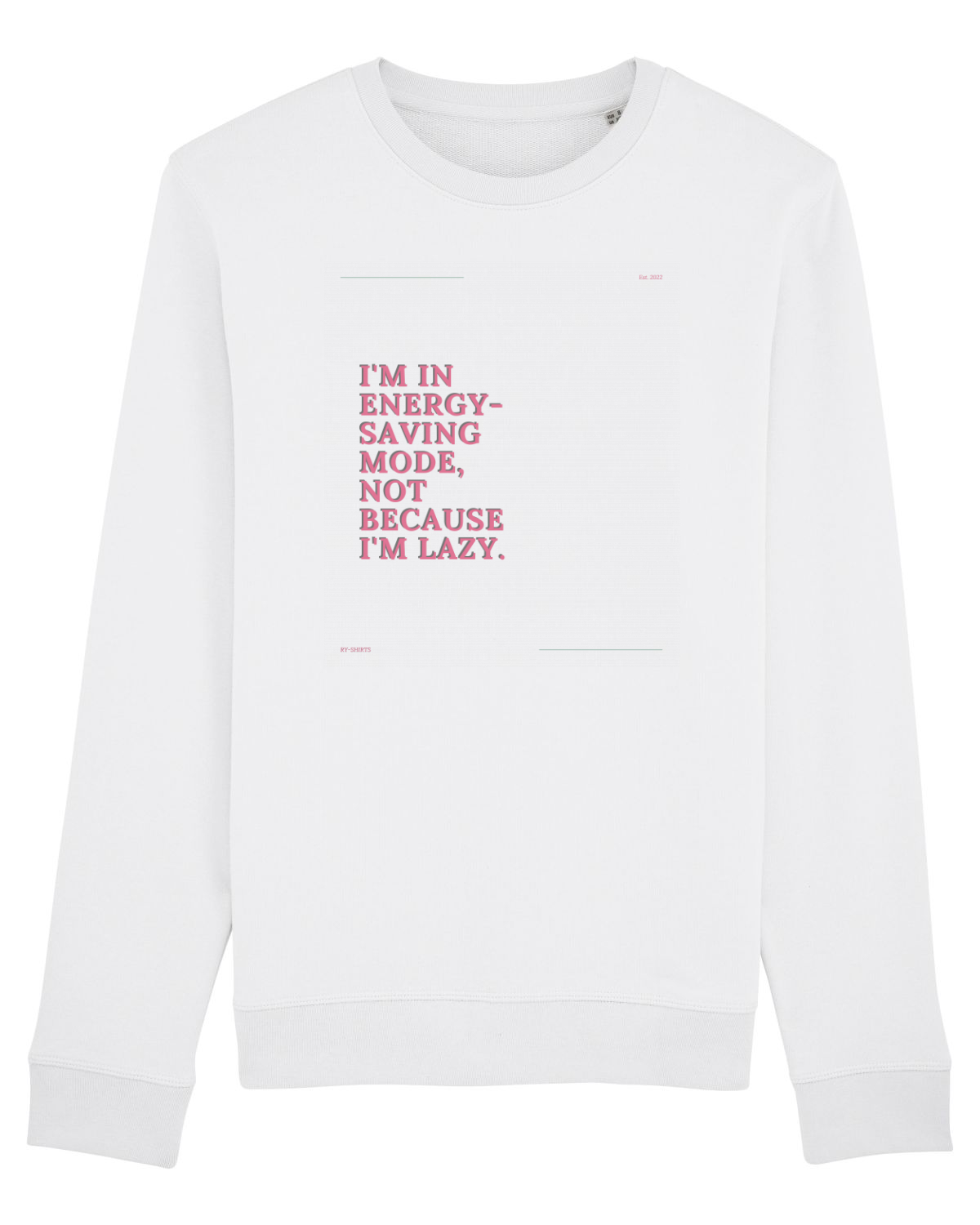 Bluză mânecă lungă Unisex Rise White