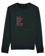 i m in energy saving mode not because i m lazy Bluză mânecă lungă Unisex Rise