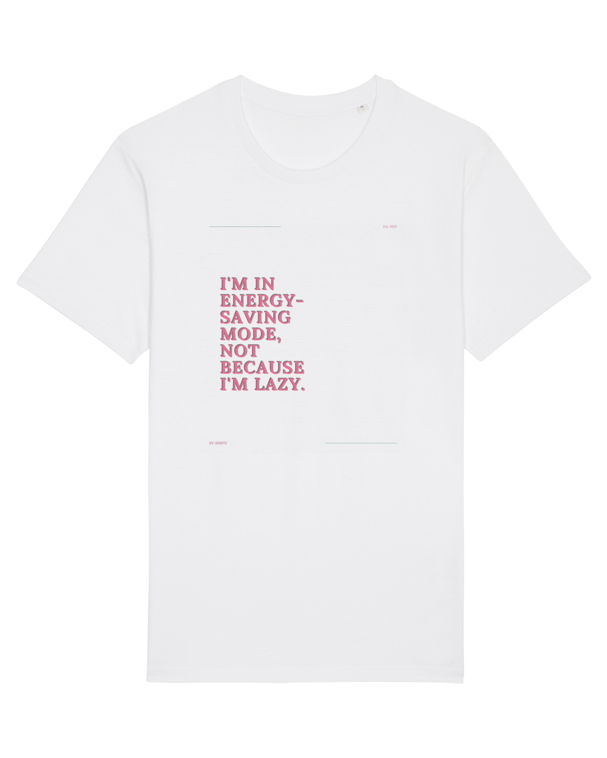 Tricou mânecă scurtă Unisex Rocker White