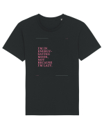 i m in energy saving mode not because i m lazy Tricou mânecă scurtă Unisex Rocker