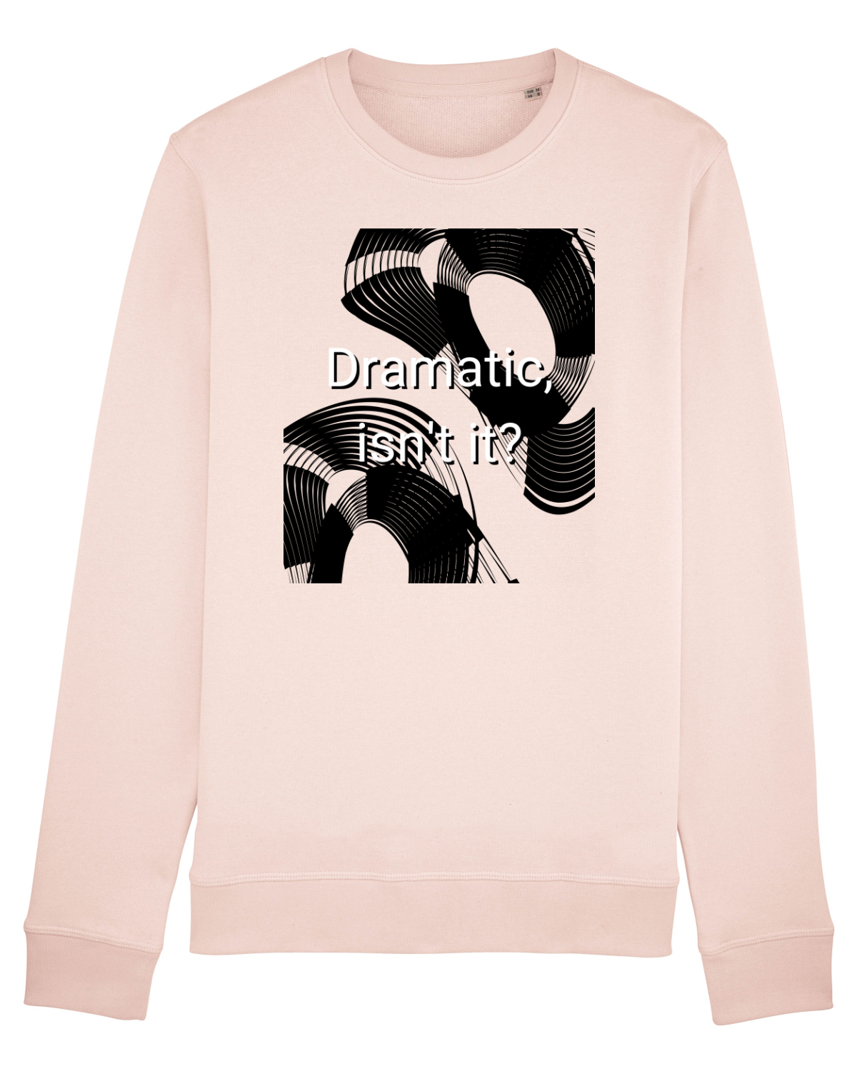 Bluză mânecă lungă Unisex Rise Candy Pink