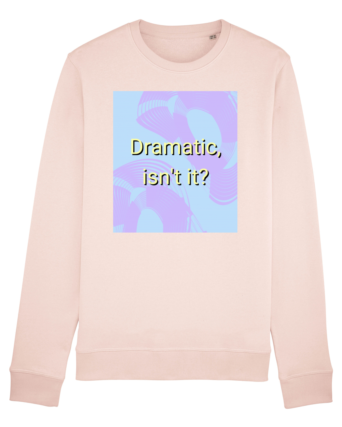 Bluză mânecă lungă Unisex Rise Candy Pink