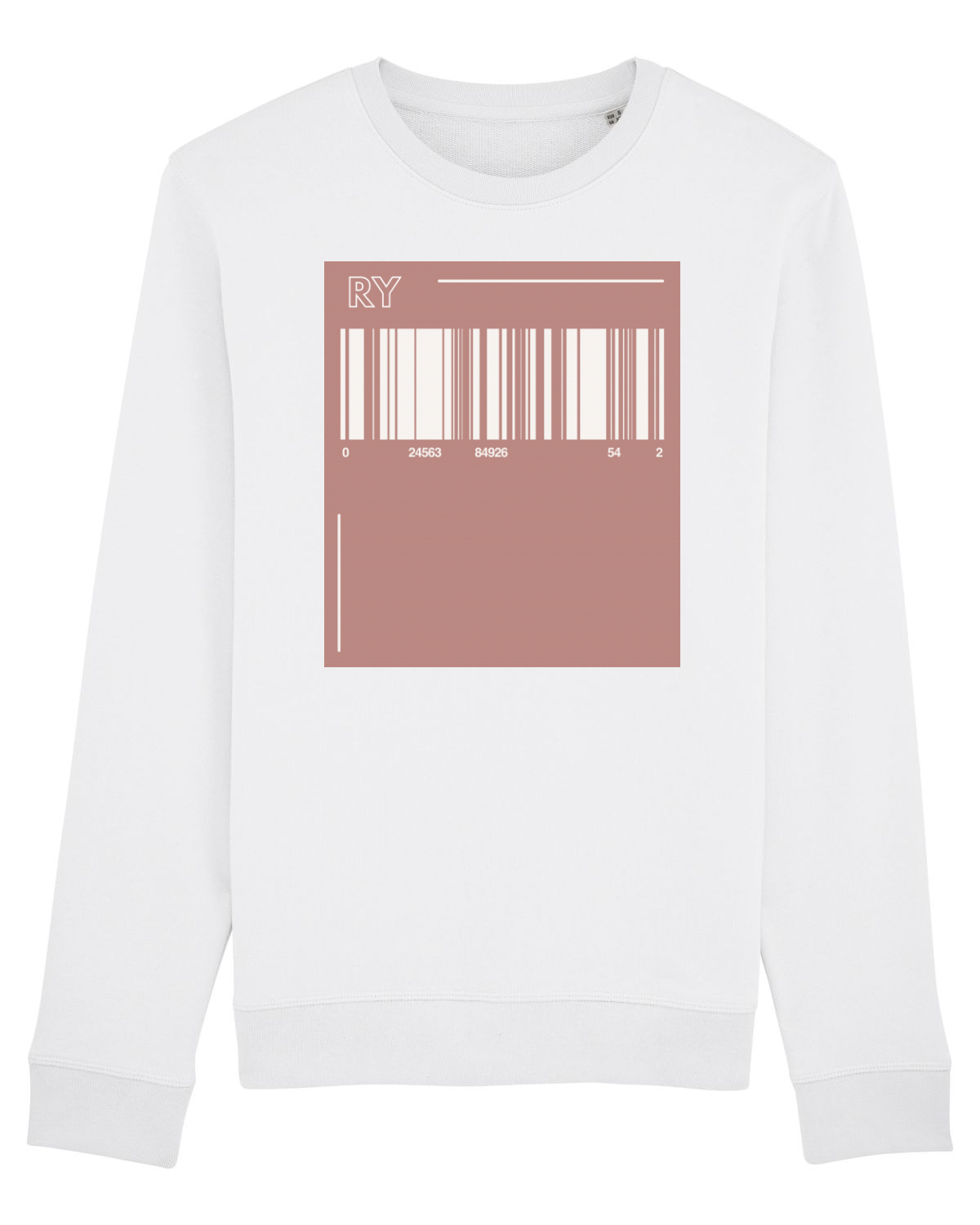 Bluză mânecă lungă Unisex Rise White