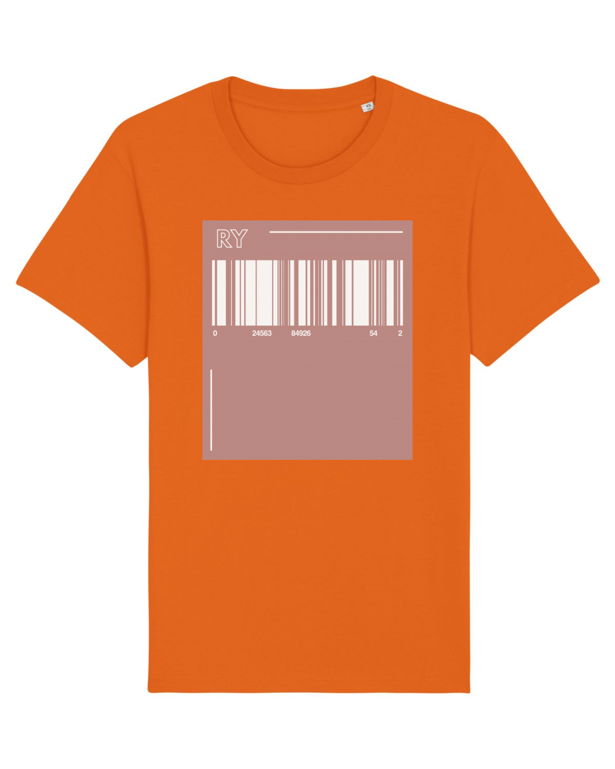 Tricou mânecă scurtă Unisex Rocker Bright Orange