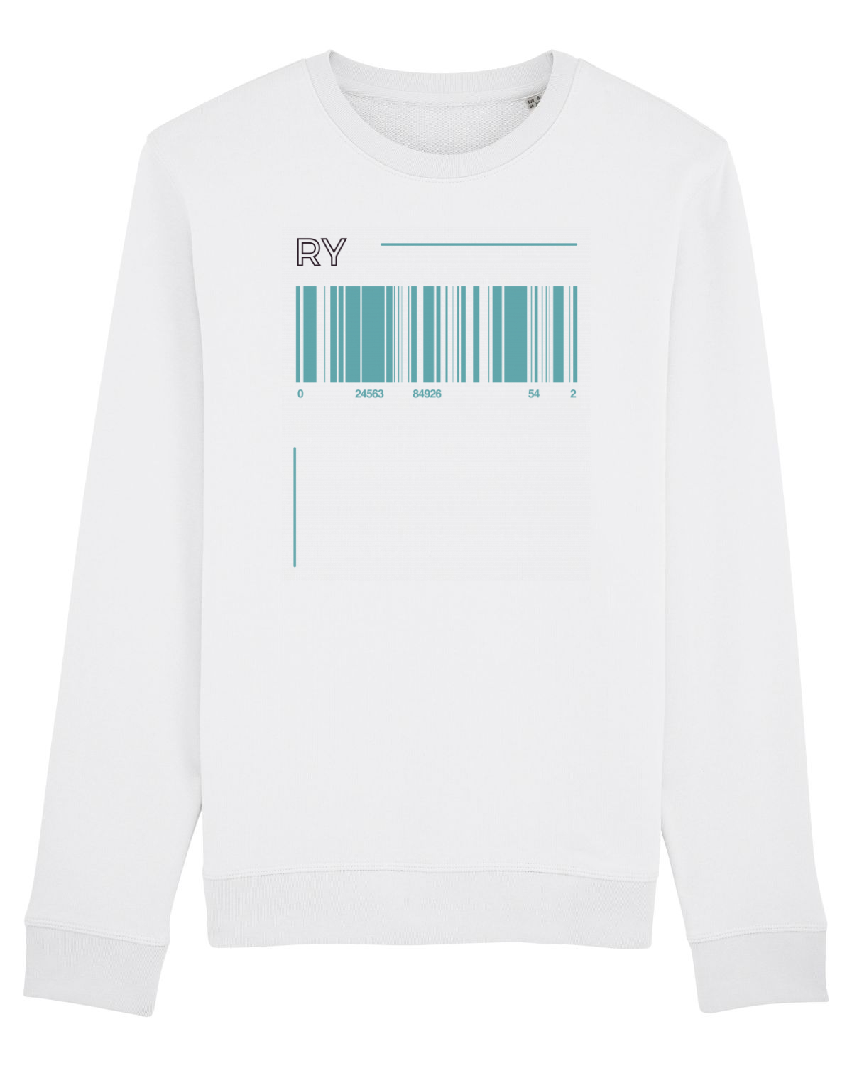 Bluză mânecă lungă Unisex Rise White