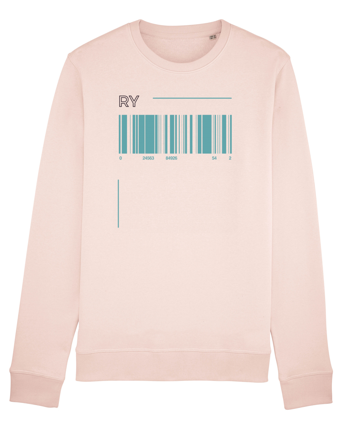 Bluză mânecă lungă Unisex Rise Candy Pink