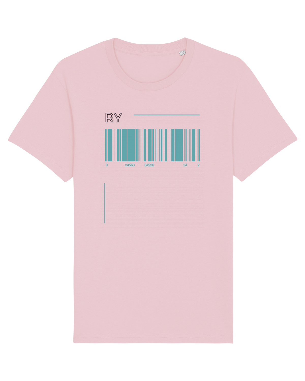 Tricou mânecă scurtă Unisex Rocker Cotton Pink