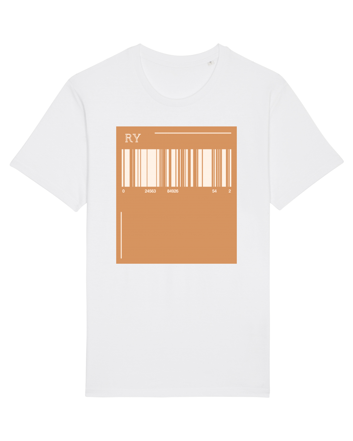 Tricou mânecă scurtă Unisex Rocker White
