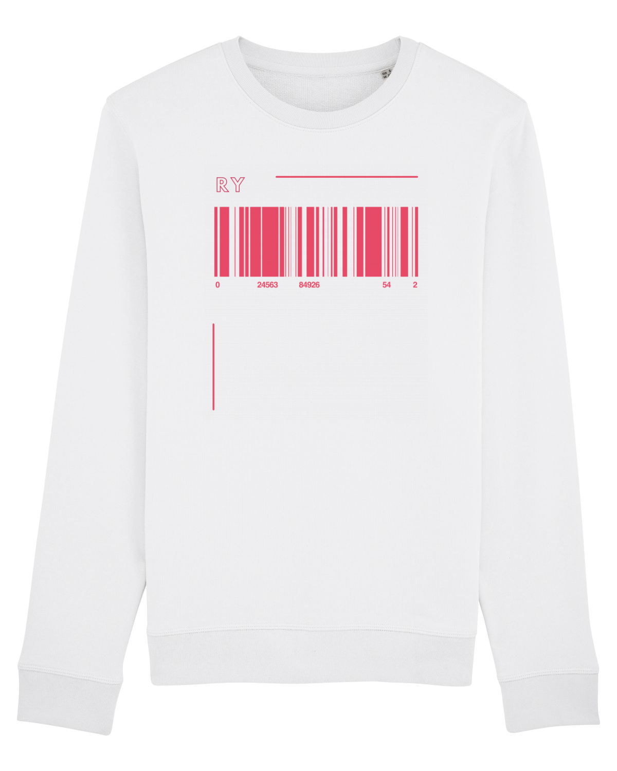 Bluză mânecă lungă Unisex Rise White