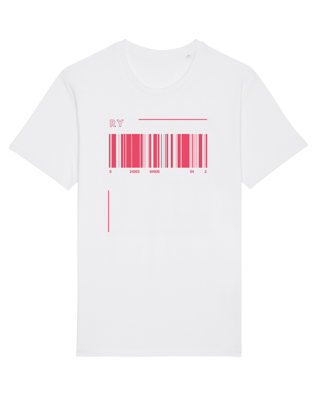 Tricou mânecă scurtă Unisex Rocker White