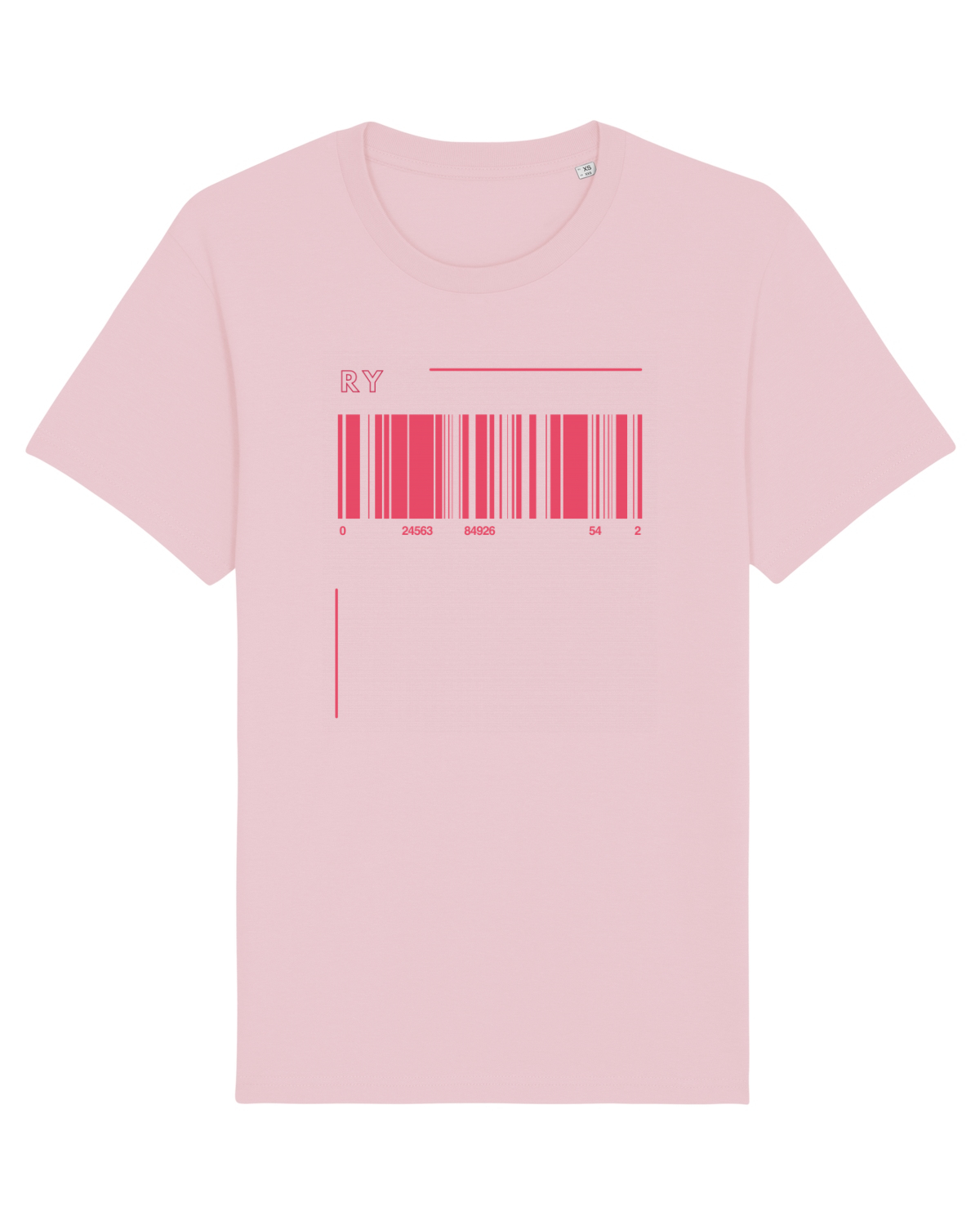 Tricou mânecă scurtă Unisex Rocker Cotton Pink