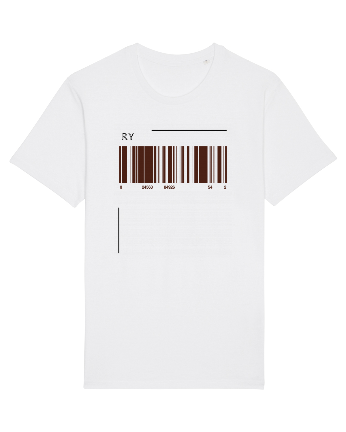 Tricou mânecă scurtă Unisex Rocker White
