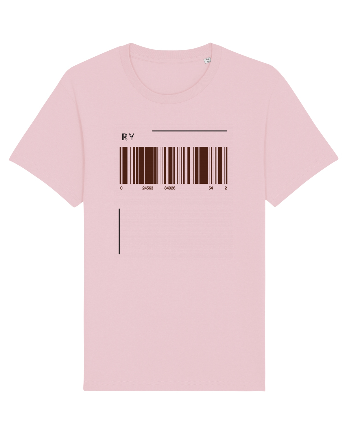 Tricou mânecă scurtă Unisex Rocker Cotton Pink