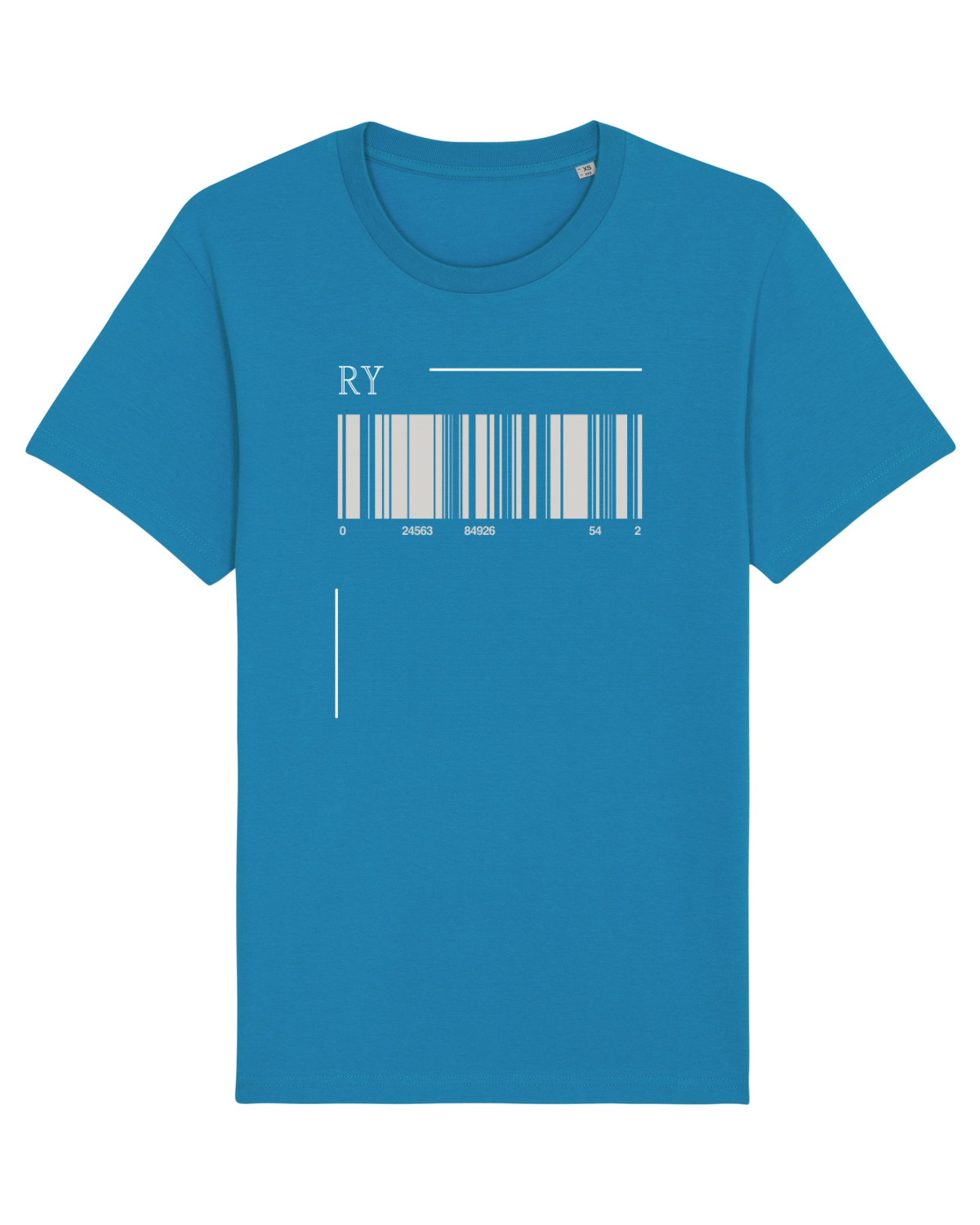 Tricou mânecă scurtă Unisex Rocker Azur